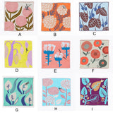 Japanese embroidered cotton napkin