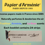 Papier d'Armenie "ARMÉNIE" Incense Paper Francis Kurkdjian