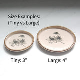 Cat Skull :(Frontal View): Tiny Decor Dish (3”)r