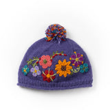 Petite Fleur - women's wool knit beanie