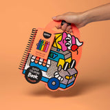 SUPER COLORING & STICKER BOOK - YUMMY