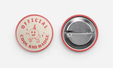 1.5" Official Cool Kid Vintage Style Button Pin Badge
