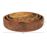 Bowls, Acacia Wood, Set/3