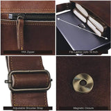 Handmade Genuine Leather Messenger Crossbody Office Satchel