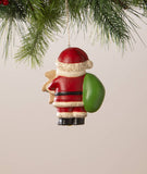 Joy Santa Ornament
