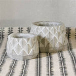 Sago Cement Planter - Sm