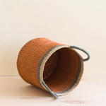 Coral Floor Basket with Handle - Floor Baskets | LIKHÂ