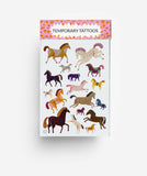 Horses Temporary Tattoos DIN A6