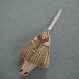 Wishing Star Girl, lavender & cotton stuffed, soft Ornament
