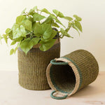 Olive Baskets with Handle, set of 2 - Natural Baskets | LIKHA