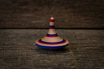 Hand Made Colorful Wooden Spinning Tops