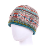 Jasper Wool Knit Beanie Hat with Snowflake Nordic Pattern