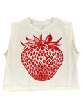 Strawberry Maisie Heavyweight Muscle Tee WOMENS