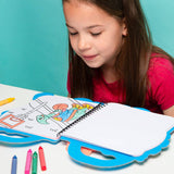 SUPER COLORING & STICKER BOOK - DINO
