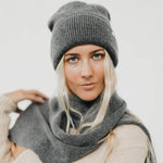 Cassidy Cashmere Wrap and Beanie Duo