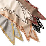 Lightweight Knit Wrap – Soft Triangle Neck Scarf