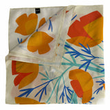 California Poppies Scarf | Silk Scarf | Women's Bandana