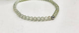 Prehnite Stretchable Bracelet 4MM Beads - 7.5 Inches Long