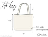 PET DOGS. SHOP LOCAL. REPEAT. Canvas Tote Bag