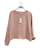 COTTON LONG SLV TOP PACKDEAL: Multi-Colored / M