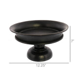Kingston Pedestal Bowl - Sm - Bronze