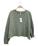 COTTONSLUB LOOSY LONG SLV TOP