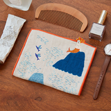 Japanese embroidered cotton towel