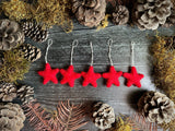 Felted Wool Star Ornament
