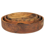 Bowls, Acacia Wood, Set/3