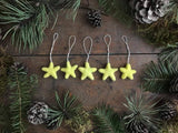 Felted Wool Star Ornament