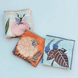 Japanese embroidered cotton napkin