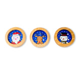 Wooden Puzzles Christmas round balls