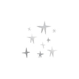 Silver Stars Tattoo Pair MTL