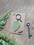 Keychain | leaf