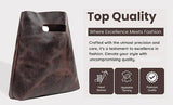 Minimalist Handmade Handbag | Full Grain Leather Grocery Bag