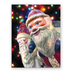 Sparkly Santa Greeting Card