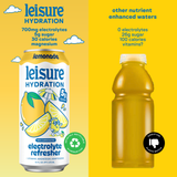 Leisure Hydration Electrolyte Lemonade (16 oz x 12pk)