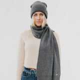 Cassidy Cashmere Wrap and Beanie Duo