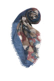Scarf Wrap in Flower & Dots Print