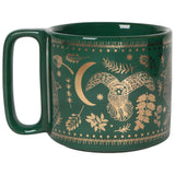 Moonlit Midi Studio Green Gold Mug