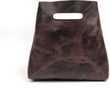 Minimalist Handmade Handbag | Full Grain Leather Grocery Bag