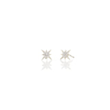 Starburst Crystal Stud Earrings 18K Gold Vermeil | Sterling Silver CZ Crystals Nickel Free Hypoallergenic Ships from CA