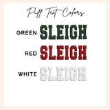 SLEIGH Christmas Holiday Fleece Crewneck Sweatshirt 