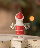 Santa With Wreath & Bell