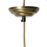 Vera Woven Wire Pendant - Brass