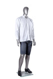 Matte Silver Male Mannequin