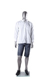 Matte Silver Male Mannequin