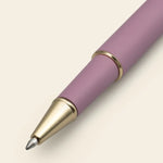 Wave Rollerball Pen: Purple and Tan