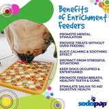 Honeycomb Design Emat Enrichment Licking Mat - Yellow - Large