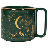Moonlit Midi Studio Green Gold Mug